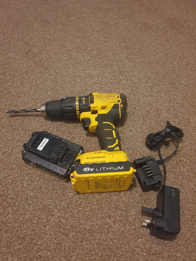 Stanley Fatmax cordless battery drill