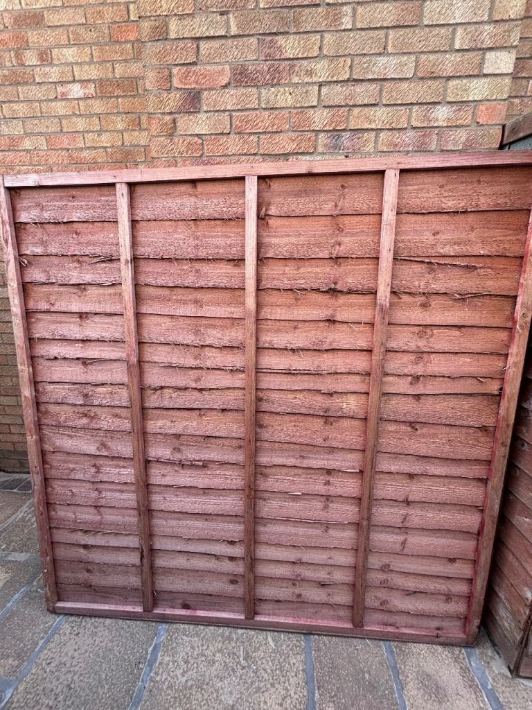 5x 6ft fence panels
