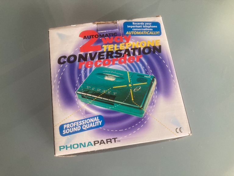 PHONAPART 2-Way Automatic Telephone Conversation Recorder – NEW