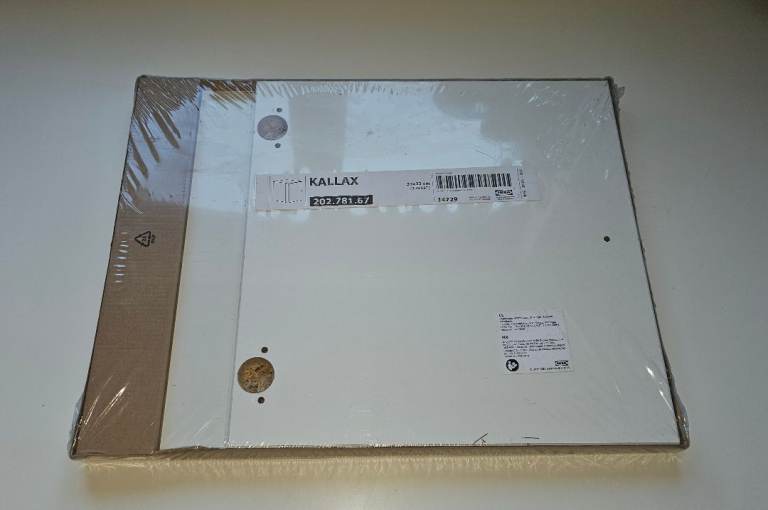 IKEA Kallax insert with door, white color