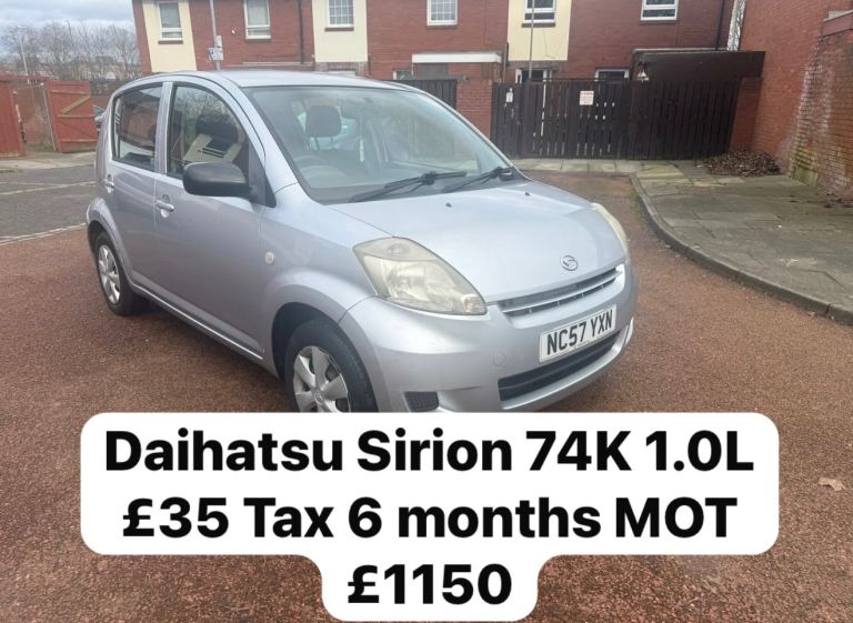 Daihatsu Sirion 1.0L £35 Tax 6 Months MOT like Toyota Yaris
