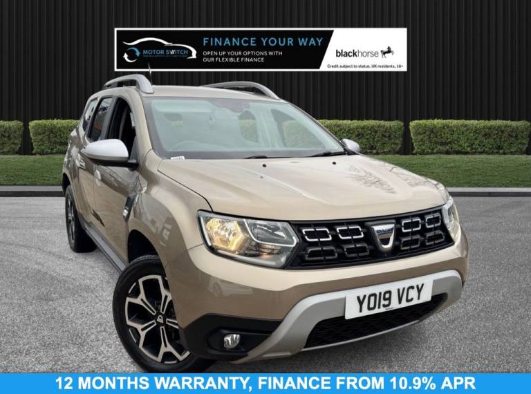 2019 19 DACIA DUSTER 1.6 SCE PRESTIGE SUV 5DR PETROL MANUAL EURO 6 (S/S) (115 PS