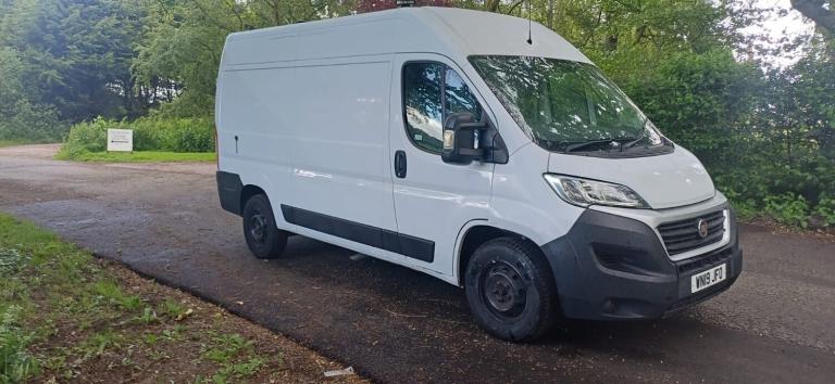 2019 Fiat Ducato ex bt 2.0 workshop van air con ideal camper 66k euro 6 new timing belt kit  PANE...