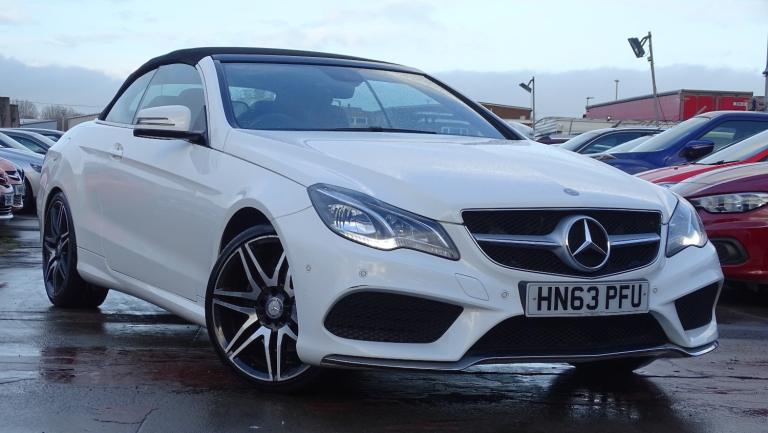 MERCEDES-BENZ E CLASS 2.1 E220 CDI AMG Sport White Auto Diesel 2013
