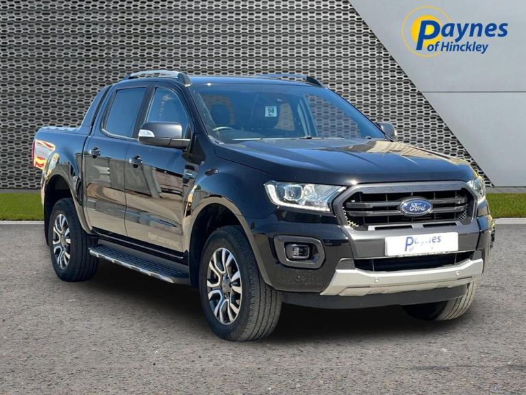 2022 Ford Ranger Wildtrak Double Cab 4x4 2.0 215ps Auto in Black, Roller Shutter