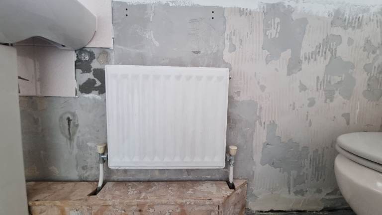 White small radiator