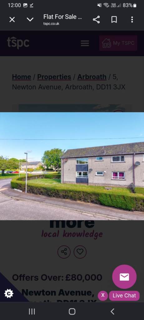 2 Bedroom Flat Arbroath, Angus