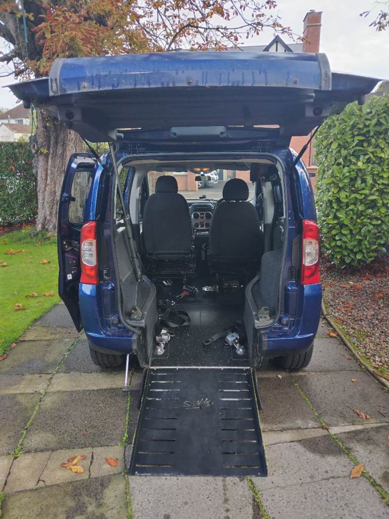 Fiat, QUBO, Wheelchair Accessible Vehicle.  MPV, 2010, Semi-Auto, 1248 (cc), 5 doors