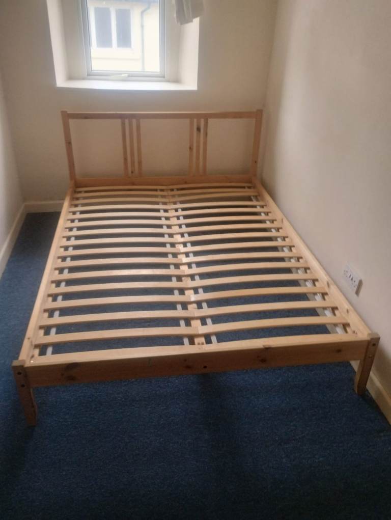 IKEA Double Wooden Bed