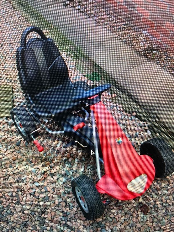 Red Kids Ride-On Go-Kart – Good Condition