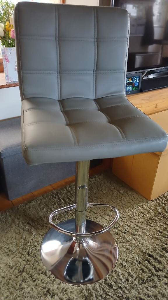 Faux leather bar stools 