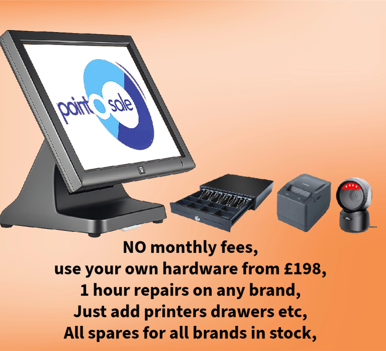 Stop paying monthly fees with xepos epos now till pizza chip fish chicken shop off licence 