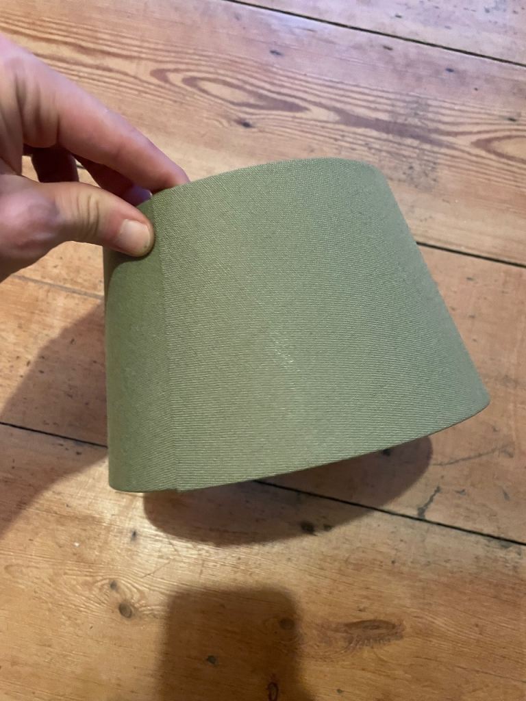 Small Olive Green Lamp Shade – As Good As New