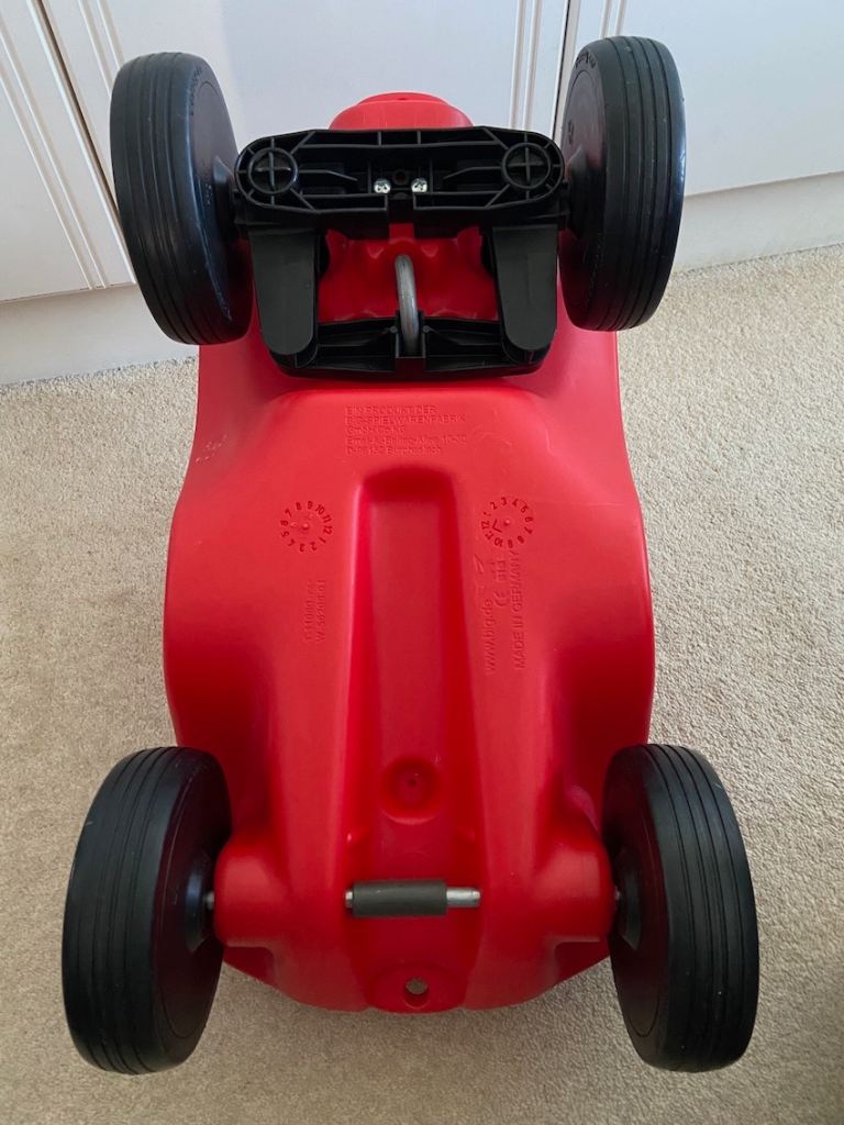 Red Bobby Car for toddlers and children aged 1-5