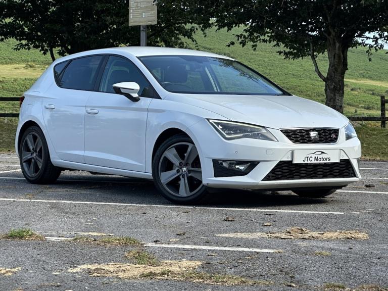 SEAT LEON 1.4 EcoTSI 150 FR 5dr Auto [Technology Pack], petrol, white + great