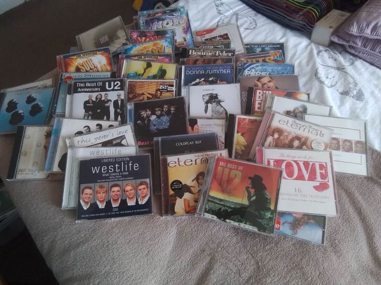 Variety of music cds