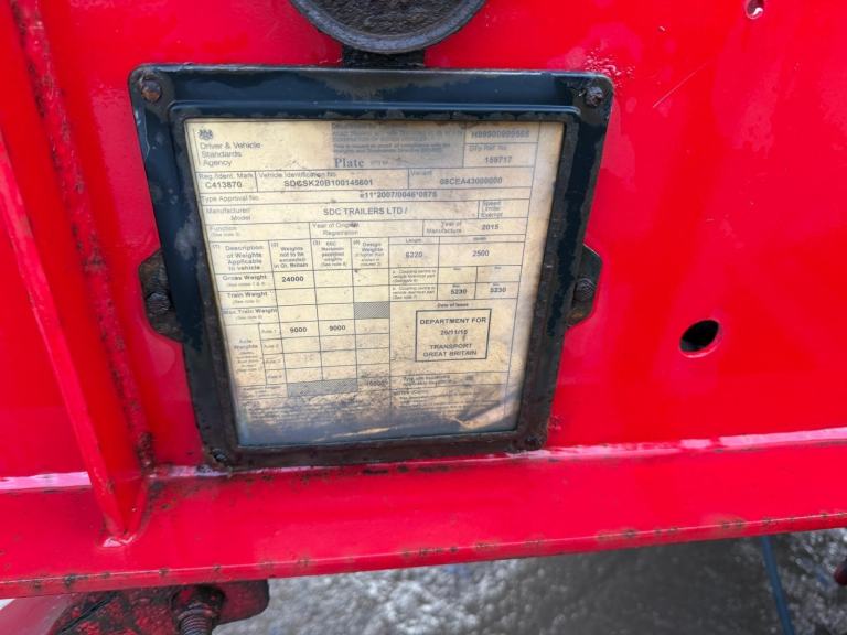 2015 SDC MULTIFUNCTION 4 AXLE TRAILER ...SPLITS 