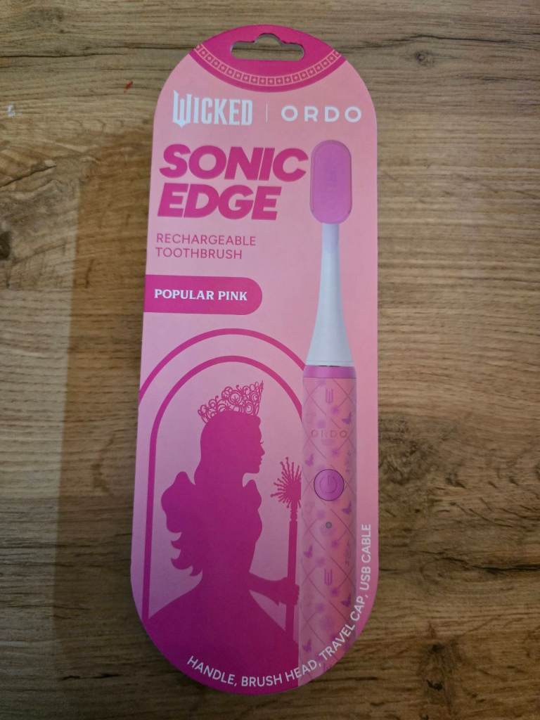 Wicked - Ordo Sonic Edge - Electric Toothbrush- Glinda (New and Sealed)