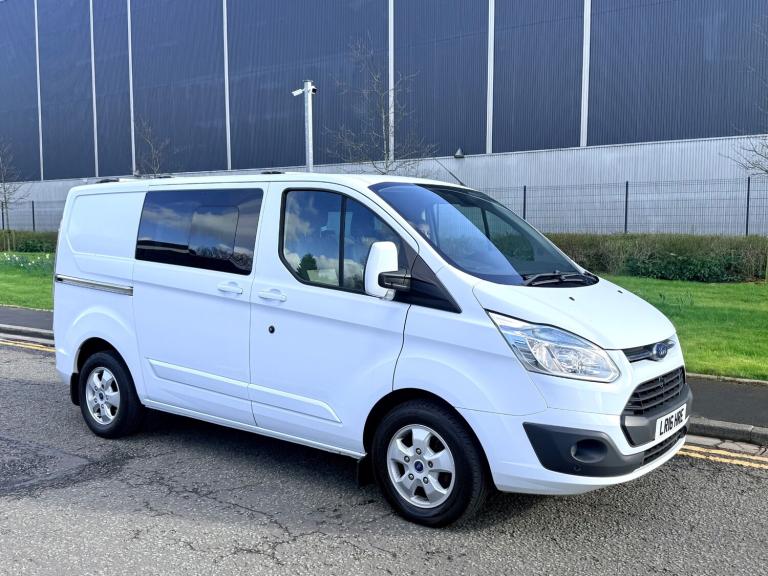 2016/16 FORD TRANSIT CUSTOM LIMITED 6 SEATER CREWCAB VAN-2.2 TDCI 125 PS-L1 SWB!