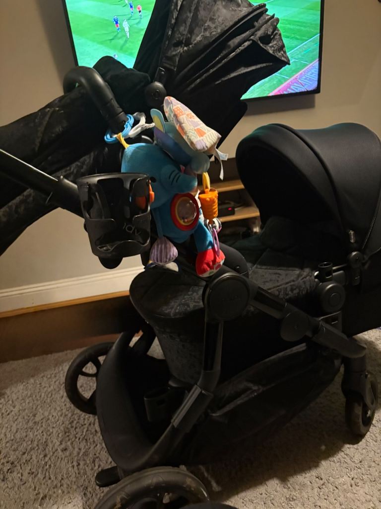 ICandy Orange 3 - Crushed black (limited addition) - travel system as a double 