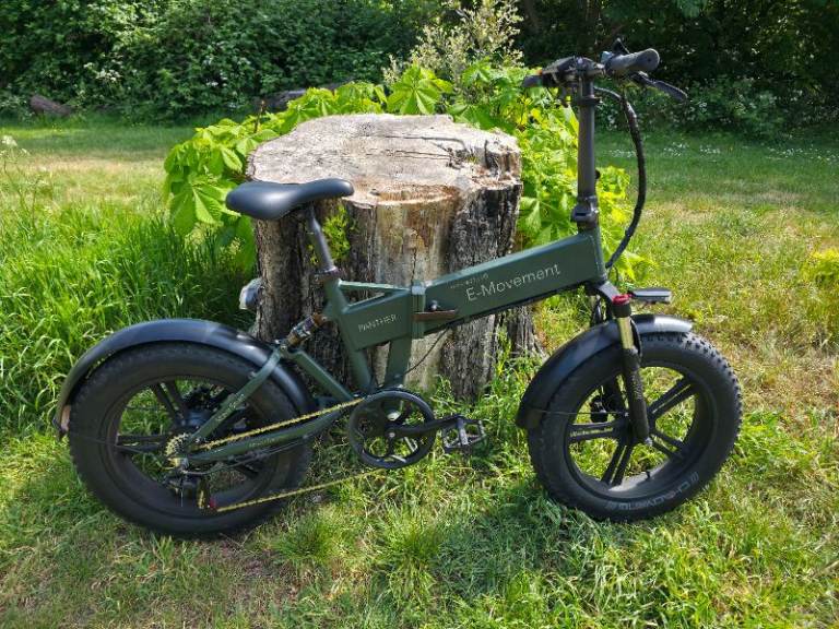 E Movement Panther Foldable Folding Fat Tyre Electric Bike