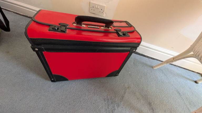 TOPPER leather pilot case