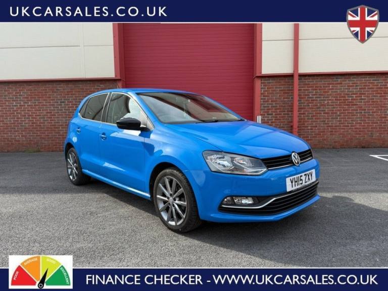 2015 Volkswagen Polo 1.2 TSI BlueMotion Tech SE Design Euro 6 (s/s) 5dr Hatchback Petrol Manual