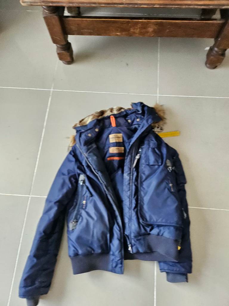 Parajumpers Masterpiece Series Jacket  Pick up or local delivery- Blue, Good Condition, XXL