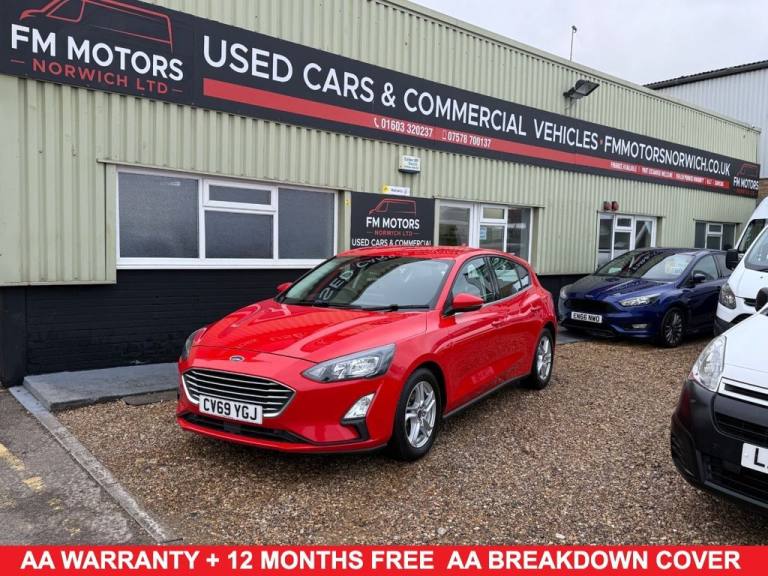 2019 69 FORD FOCUS 1.5 ECOBLUE ZETEC HATCHBACK 5DR DIESEL MANUAL EURO 6 (S/S) (1
