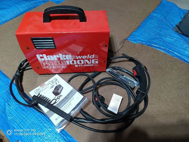 Clarke IMIG100NG 100 Amp No Gas Inverter MIG Welder