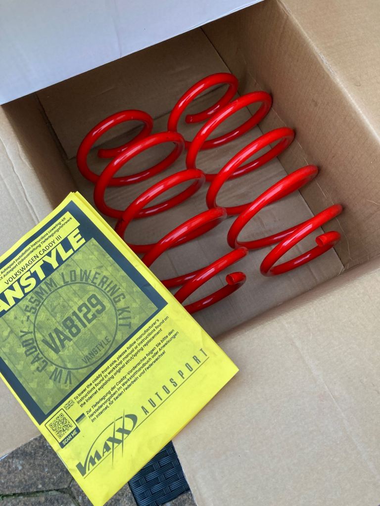 Mk3 vw caddy lowering kit 50mm
