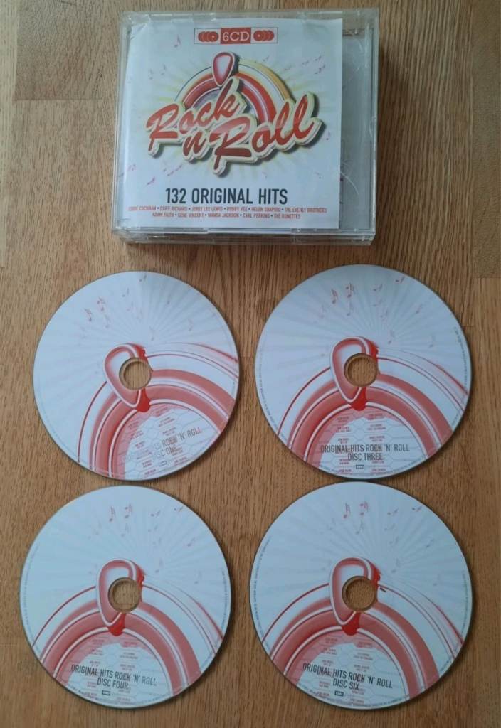 Rock N Roll Hits x4 various artists please note it says 6cds on the box but there are 4