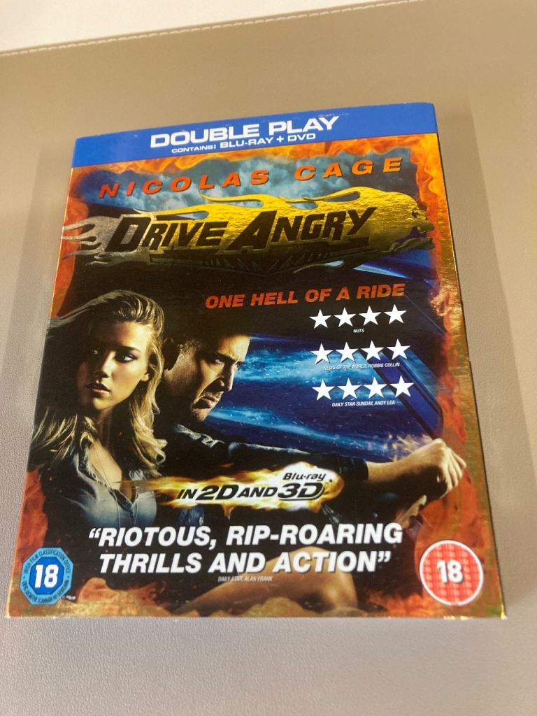 Drive Angry Blu-ray + DVD Double Play - Nicolas Cage Action Film