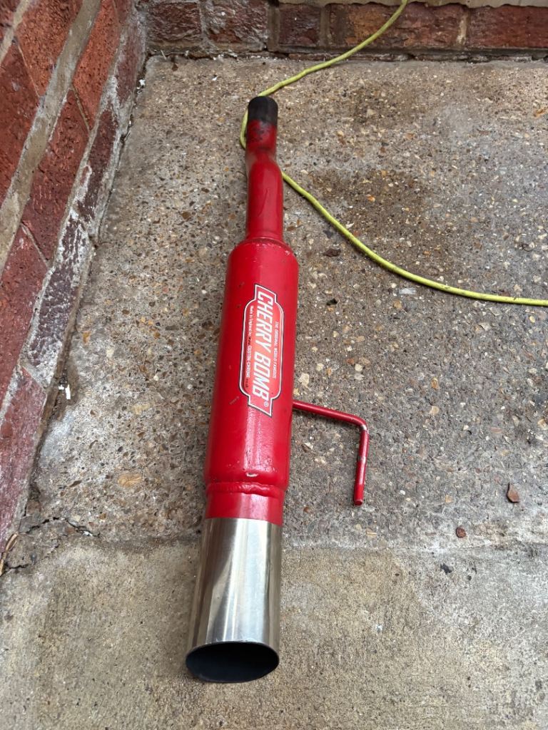 Vauxhall Corsa back box cherry bomb 