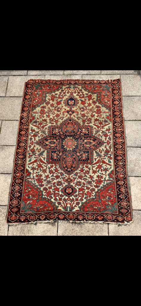 Antique 19th century Persian Tabriz rug