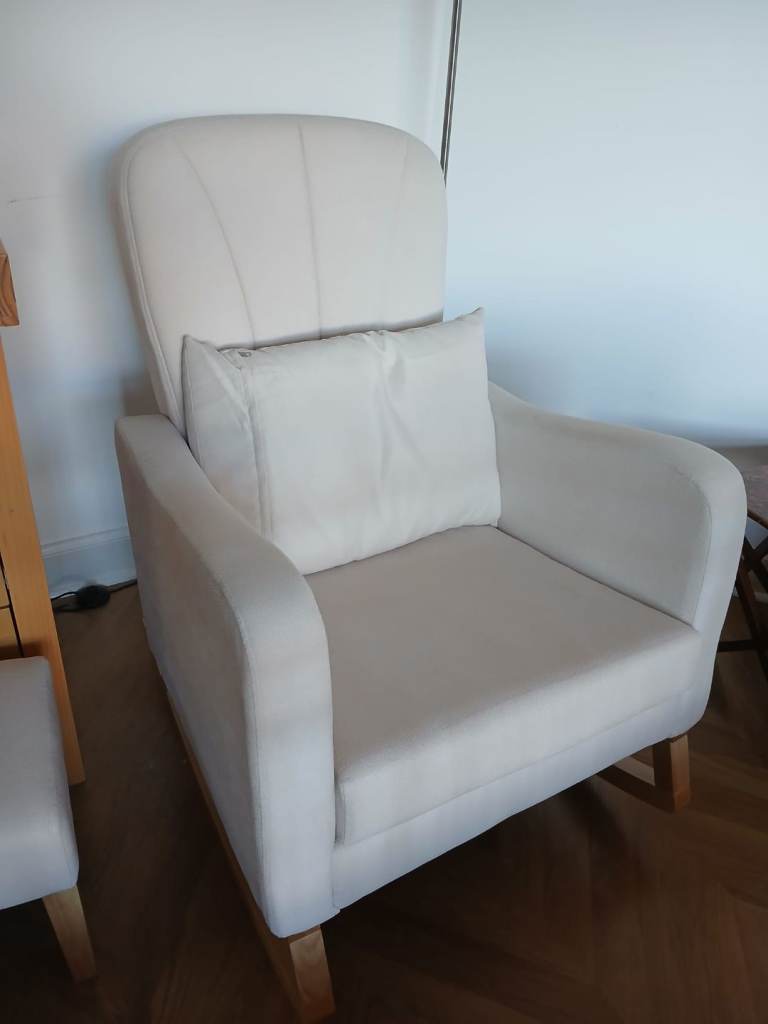 Silver Cross Nursing Rocking Chair & Footstool