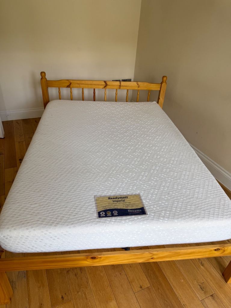Free delivery double bed with mattress 