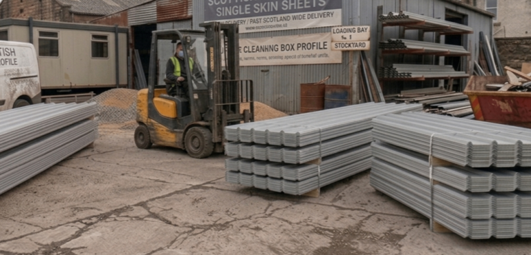 Metal corrugated box profile roof sheets