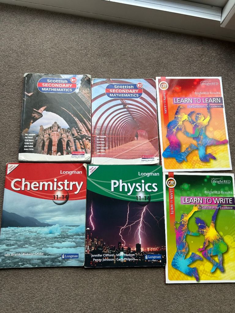 Secondary School Textbooks – Maths, Chemistry, Physics, Learning