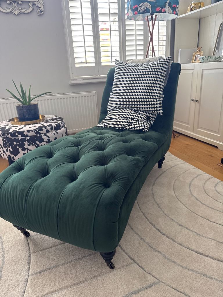 As new - chaise sofa