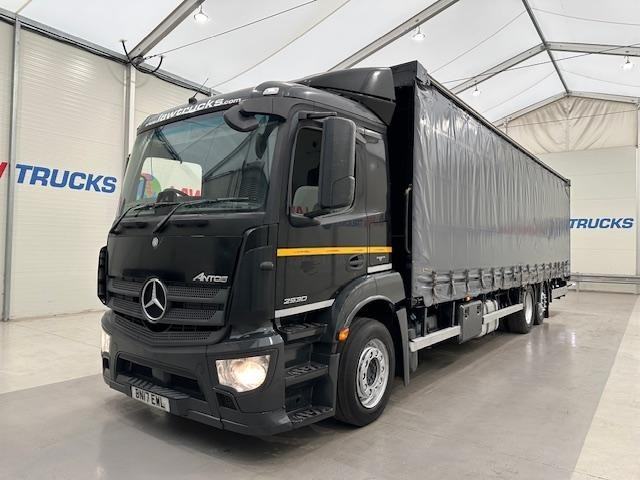 Mercedes Antos 2530 6x2 Rear Steer Curtainsider