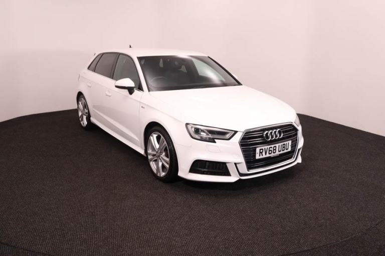 2018(68) Audi A3 1.0 TFSI 30 S line Sportback S Tronic Euro 6 (s/s) 5dr
