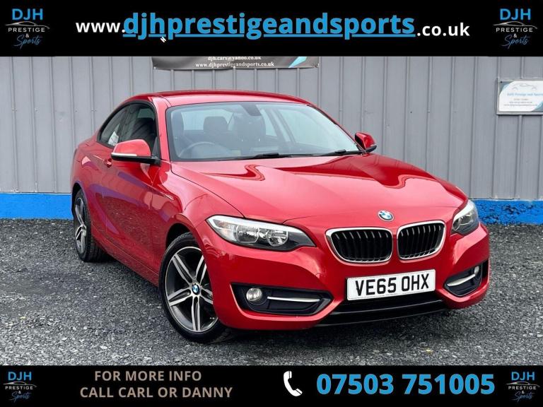 2015 BMW 2 Series 1.5 218i Sport Euro 6 (s/s) 2dr COUPE Petrol Manual