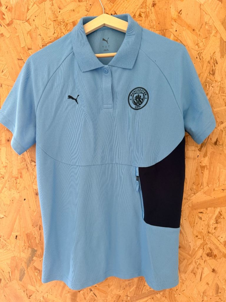 Puma Manchester City Polo Shirt – WomanLarge, Good Condition