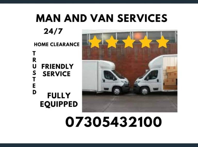 Man with van, House Move, Removals, Furniture Collection, Disposal, Clearance, Storage, Delivery