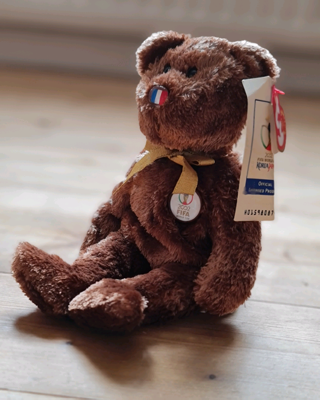 2002 FIFA World Cup KoreaJapan Champion the Beanie Baby - France - Soft toy - Teddy bear