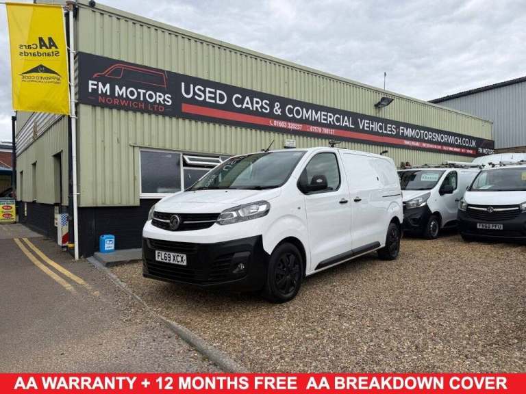 2019 69 VAUXHALL VIVARO 1.5 TURBO D 2900 EDITION PANEL VAN 5DR DIESEL MANUAL L1