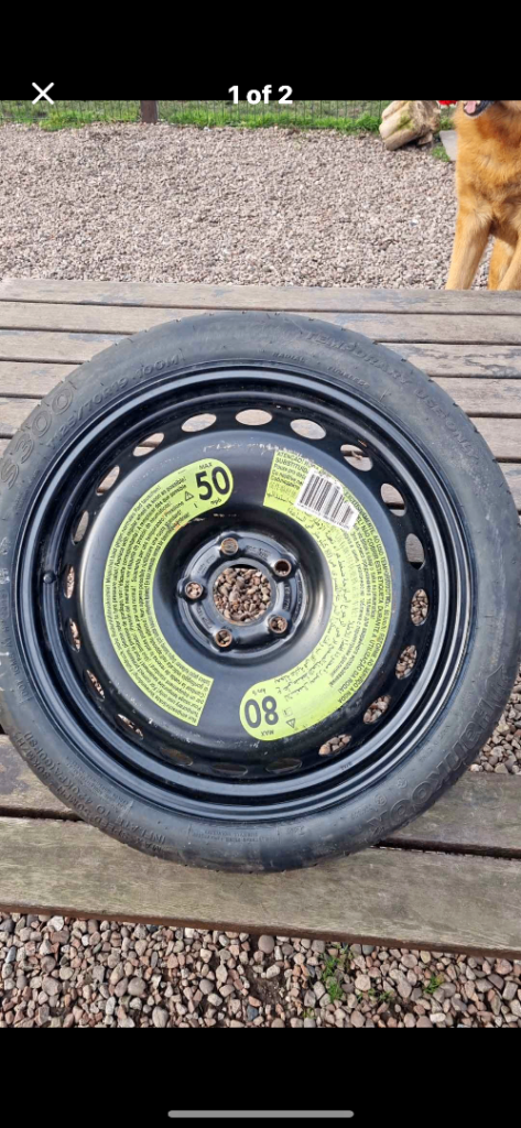 Audi A4 A5 big 19” space saver wheel and unused hankook tyre 
