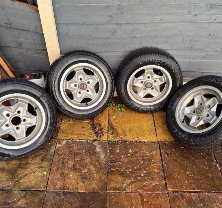 15" Porsche Cookie Cutter Alloy Wheels 