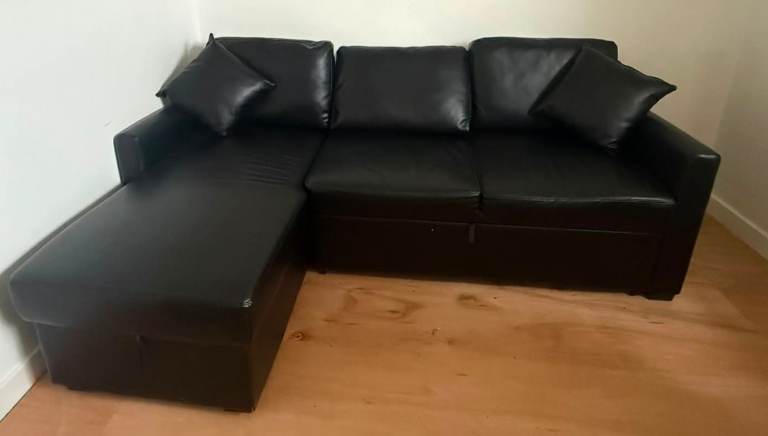 Black sofa bed